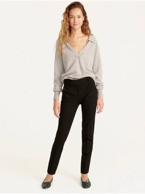 J. Crew Black Cameron Cropped Dress Pants